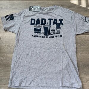 Grunt Style Heather Gray 'Dad Tax' Short Sleeve Tee
